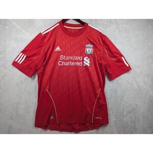 Liverpool 2010/2012 Home Football Kit Adidas Soccer Jersey Size XL